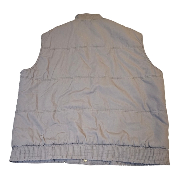 Vintage Dickies Puffer Vest Brass Button Down - Picture 2 of 12